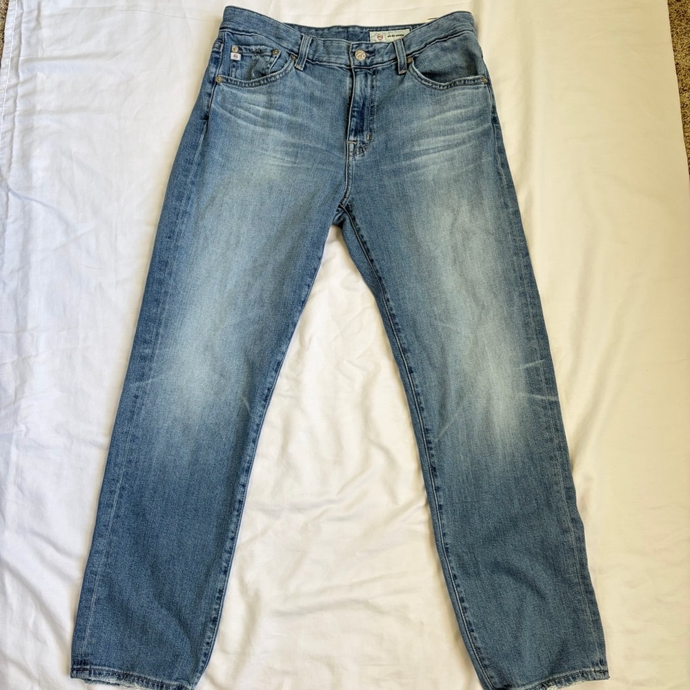 AG Ex Boyfriend Slouchy Slim Jeans Size 27 Japanese Fabric - Picture 2 of 8